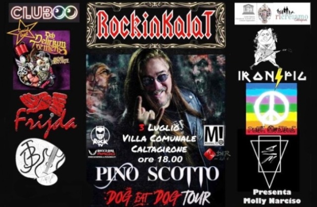  Domenica 3 luglio, alla Villa comunale di Caltagirone, la rassegna musicale “RockinKalat” 